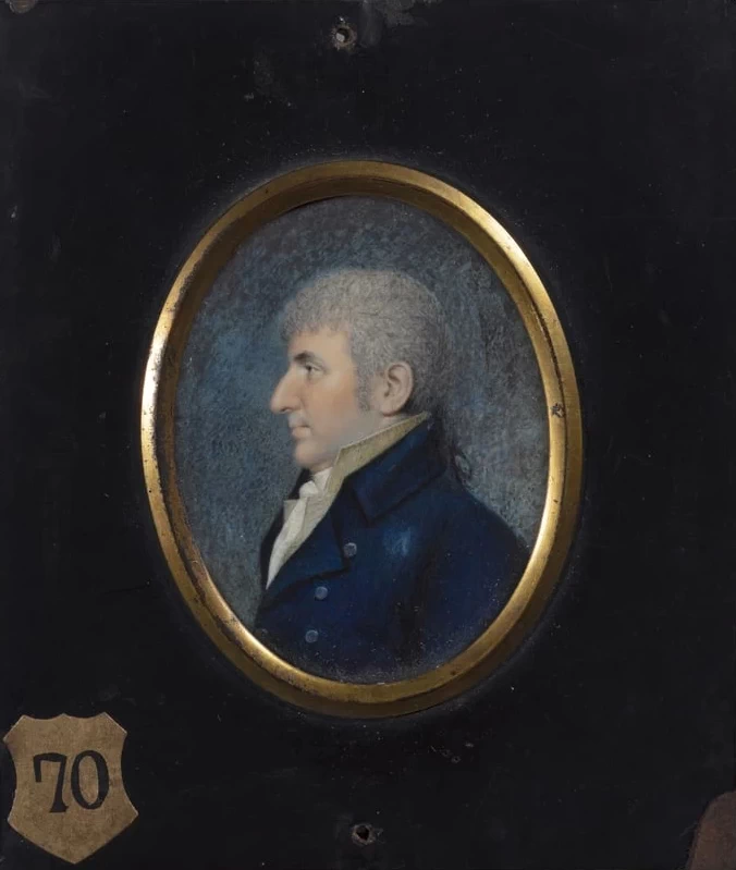 Ellen Sharples-21-Ritratto di profilo di un uomo - Bristol City Museum and Art Gallery